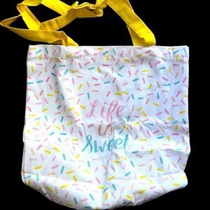 C.R. Gibson “Life is Sweet” Canvas Tote Bag!